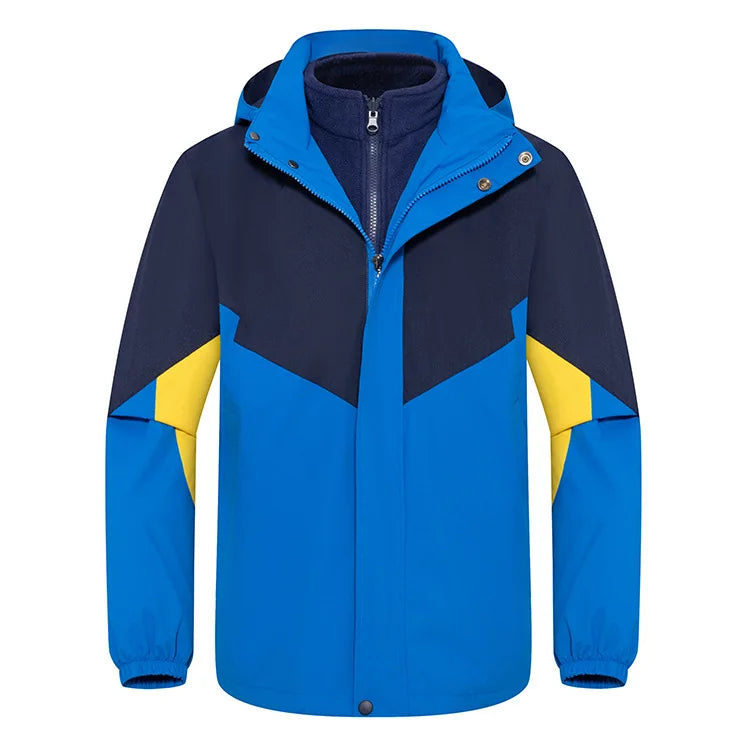 Cold-Proof Fleece-Lined Two-Piece School Uniform for Primary Secondary Students Rustic Kindergarten Garden Clothes Autumn Winter