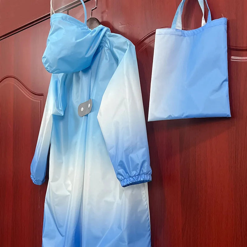 2025 Trend Lightweight Reusable Cartoon Raincoat for Kids Boys Girls Waterproof Windproof Rain Poncho for Middle Large Children