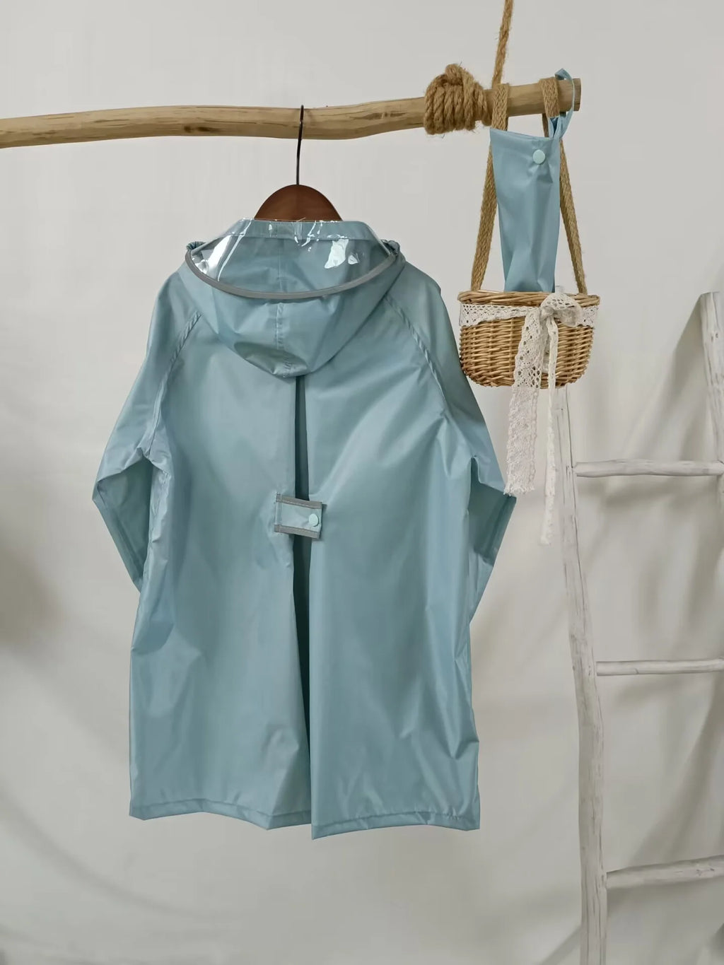 Waterproof Durable Fashionable Lightweight Reusable Windproof Boys Girls Back School Children's Poncho Raincoat Reflective