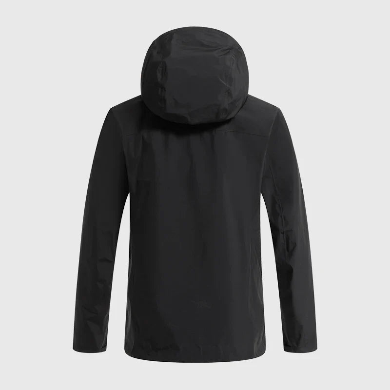 Men's Softshell Jacket With Hood Fleece Lined Windbreaker Lightweight Waterproof Jackets for Hiking