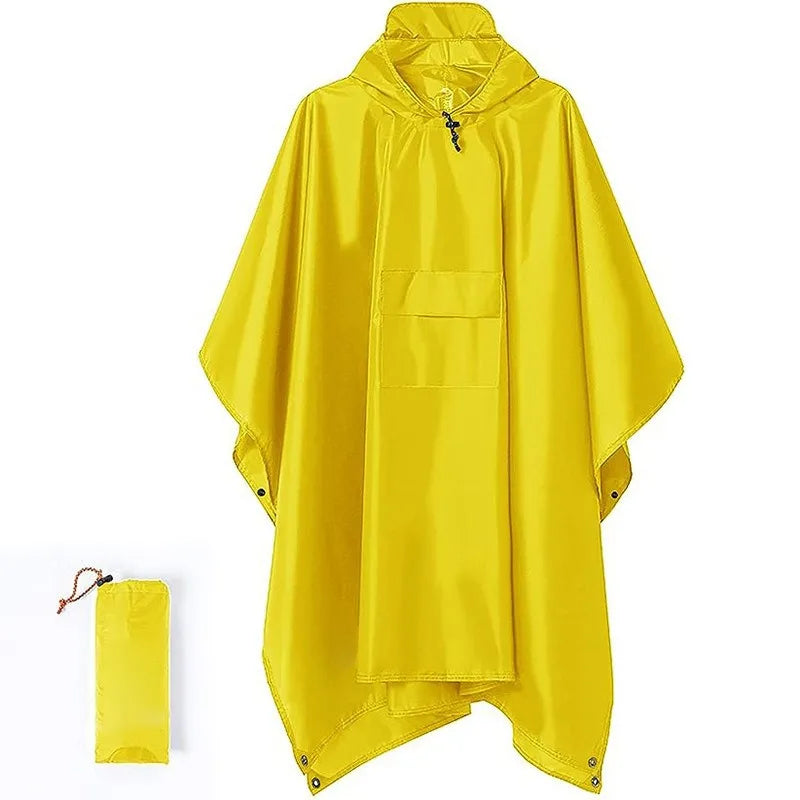 Three-in-One Multifunctional Cross-Border Cape Raincoat Stand Canopy Mat Poncho Thin for Mountaineering Hiking Factory Direct