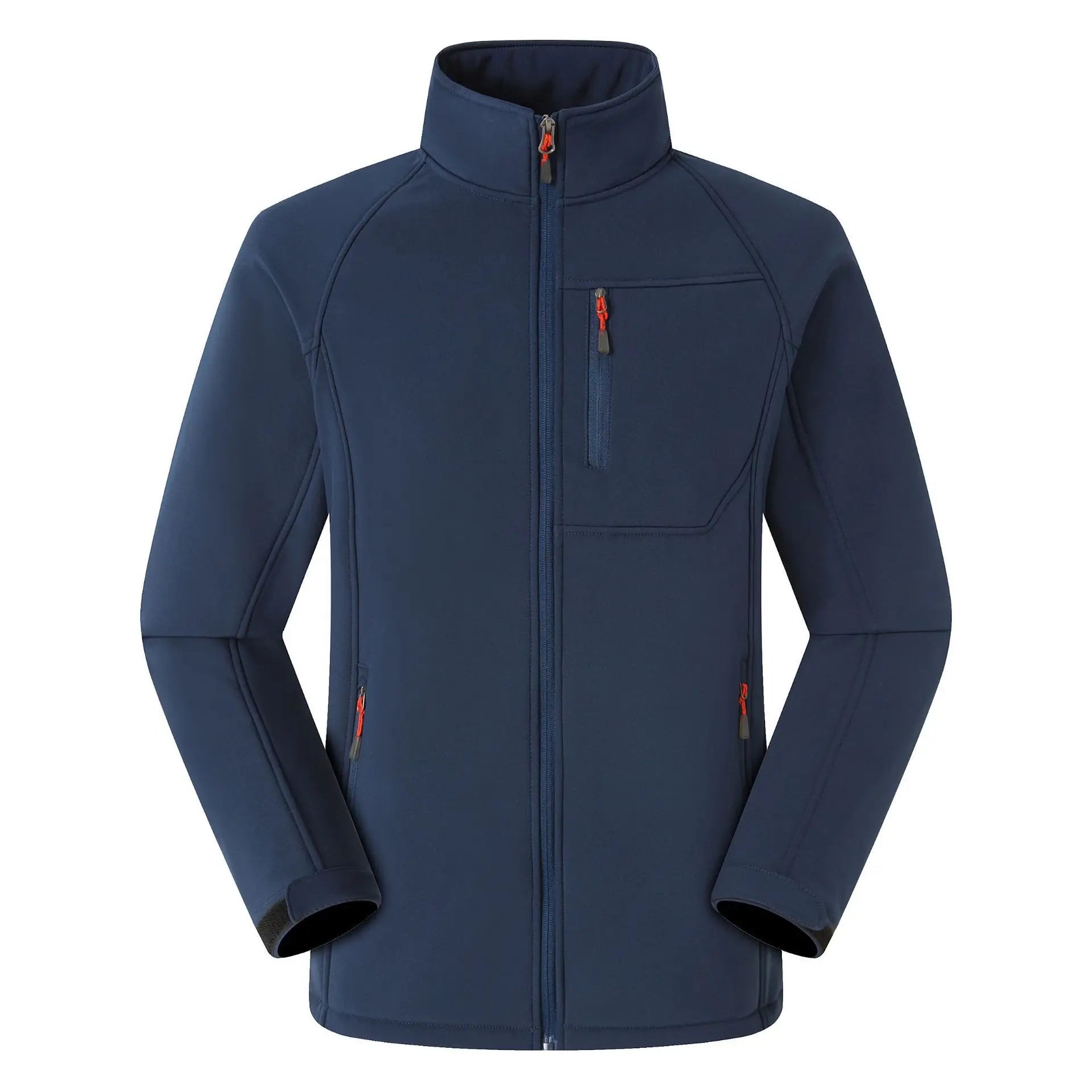 Men's Women's Soft Shell Single Layer Jacket Waterproof Fleece Windproof Warm Work Clothes Customizable Logo Outdoor Group