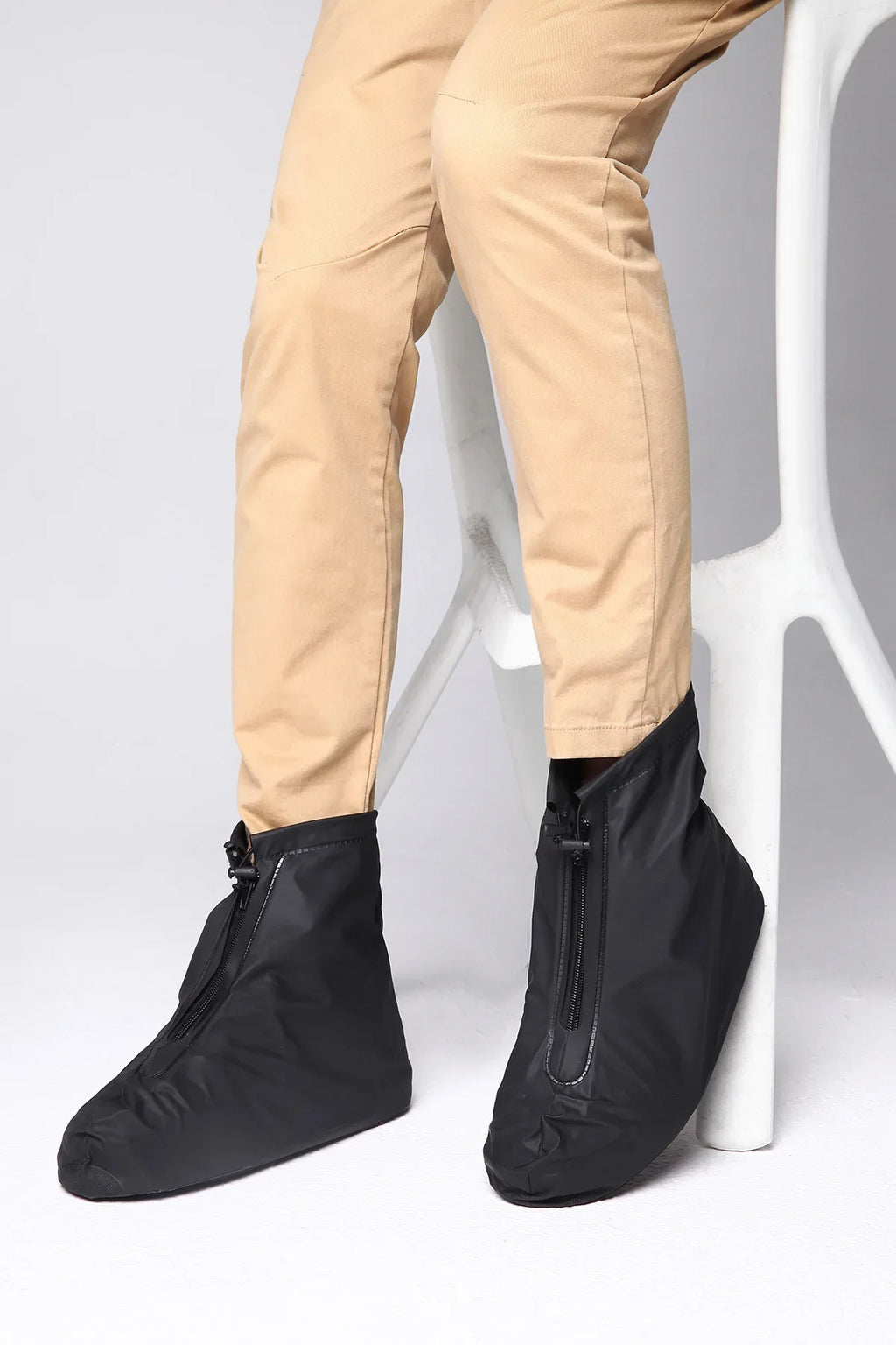 High Quality Wholesale PVC Shoe Covers Waterproof Rainproof Knee-High Half Boot Mid-Calf Height Rubber Insole for Farm Work