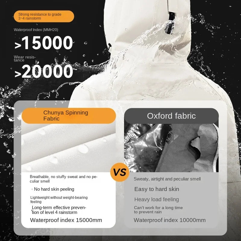 Outdoor Waterproof Oxford Cloth Single-person Windbreaker for Travel Raincoat Full Body Fashion