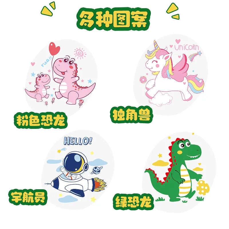 Cartoon Baby Dinosaur for Poncho Raincoat with Waterproof Hat for Boys and Girls for Primary School Kindergarten for Outdoor