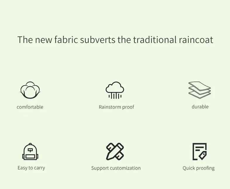 Wholesale Custom Logo EVA Poncho Comfortable Hiking Light Night Reflective Rain Jacket With PU Fashion for Outdoor Rainwear