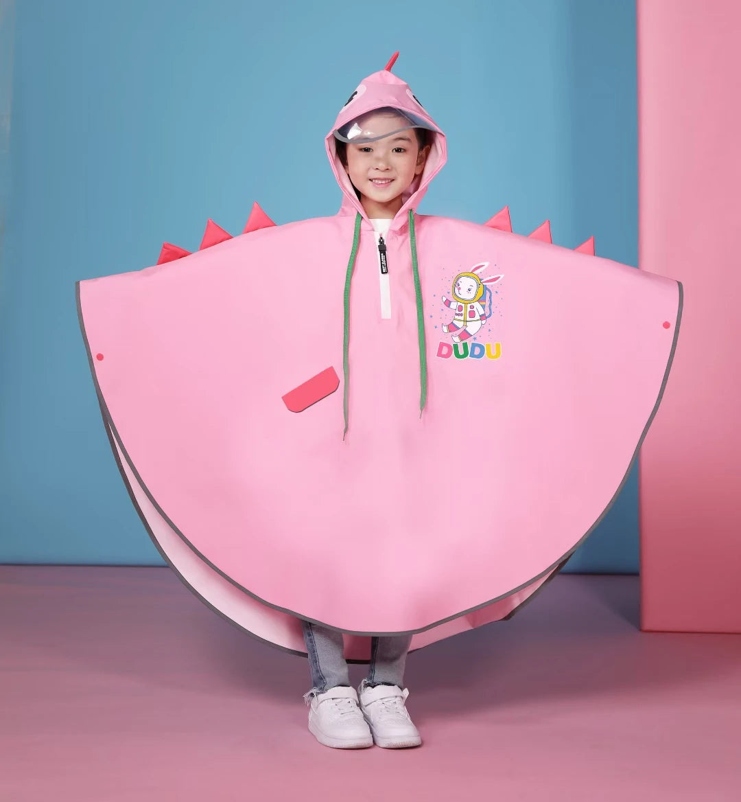 Children's Waterproof Cloak Raincoat, Suitable for Kindergarten, Elementary School, Boys and Girls