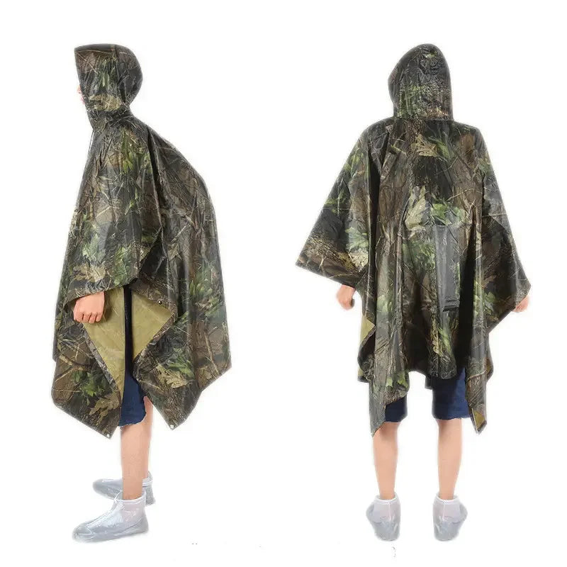 One Piece Emergency Reusable Adult Hooded Waterproof Rain Cover Cape Coat Blanket Raincoat Foldable in China