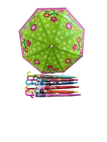 New Cartoon Children's Umbrella Mixed Color EVA Umbrella Customized logo Painted Children's Outdoor Umbrella