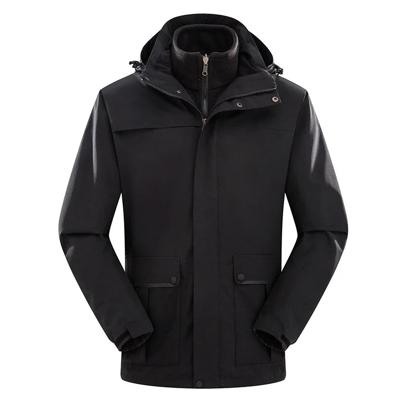 Women's and Men's Winter Fleece Jackets Hooded Warm Coats Sport Outdoor Fleece Jacket Coats