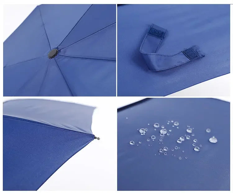 3 Folding Umbrella Customized Printing Double Layer Golf Folding Automatic Umbrella