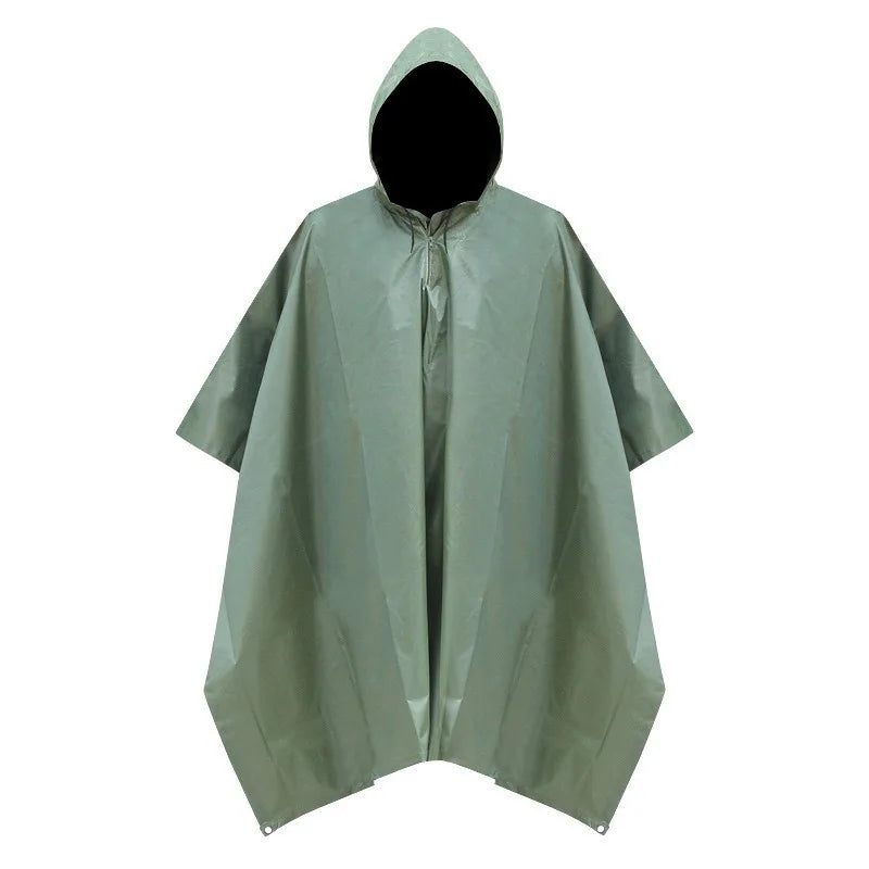 Three-in-One Multifunctional Cross-Border Cape Raincoat Stand Canopy Mat Poncho Thin for Mountaineering Hiking Factory Direct
