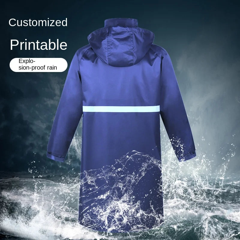 Full-body Rainstorm protection Outdoor Labor protection Windbreaker Long Suit  for Adult Hiking Reflective