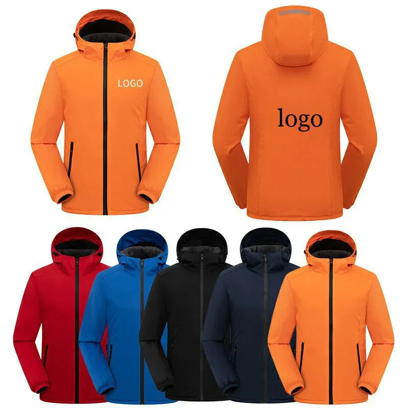 Men's Lightweight Rain Jacket for Work Golf Travel Hiking Waterproof Windbreaker With Logo Decoration Fashion Coat Shell Coat