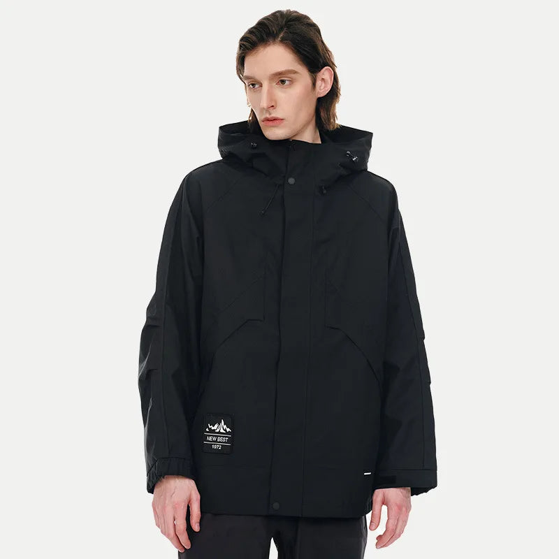 Men's & Women's Outdoor Jacket Two-Piece Set Detachable Fleece Lining Windproof Waterproof Breathable Warm Suit