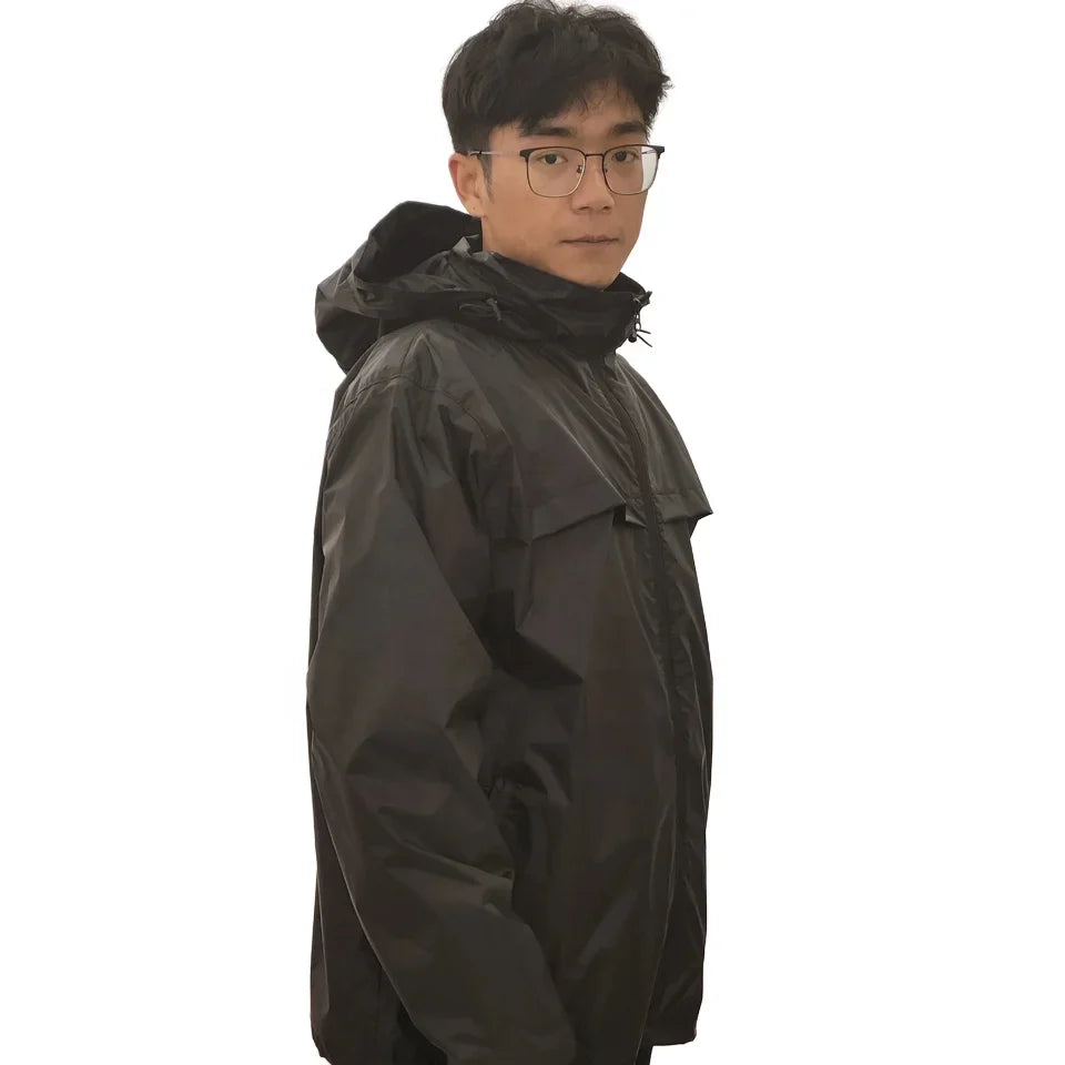 Men's Waterproof Trench Coat Spring Autumn Thin Style Overalls Foreign Trade Raincoat With Logo Decoration for Outdoor Sports