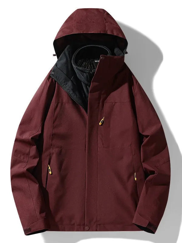 Autumn Spring Unisex Eco-Friendly 100% Polyester Windproof Waterproof Breathable Casual Jacket Zipper Closure Solid Pattern