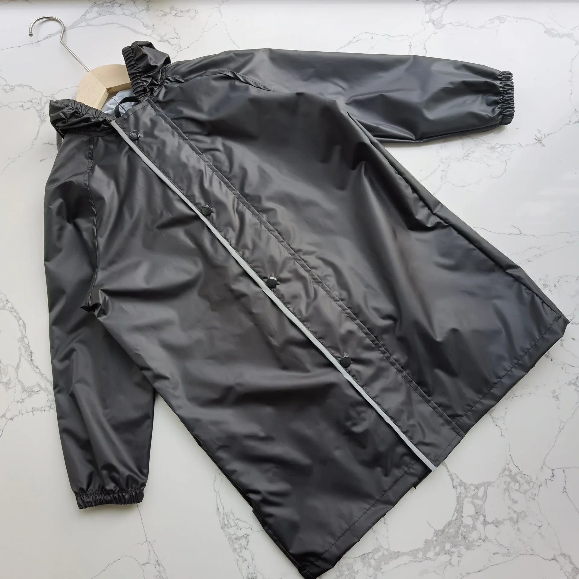 Waterproof Durable Fashionable Lightweight Reusable Windproof Boys Girls Back School Children's Poncho Raincoat Reflective