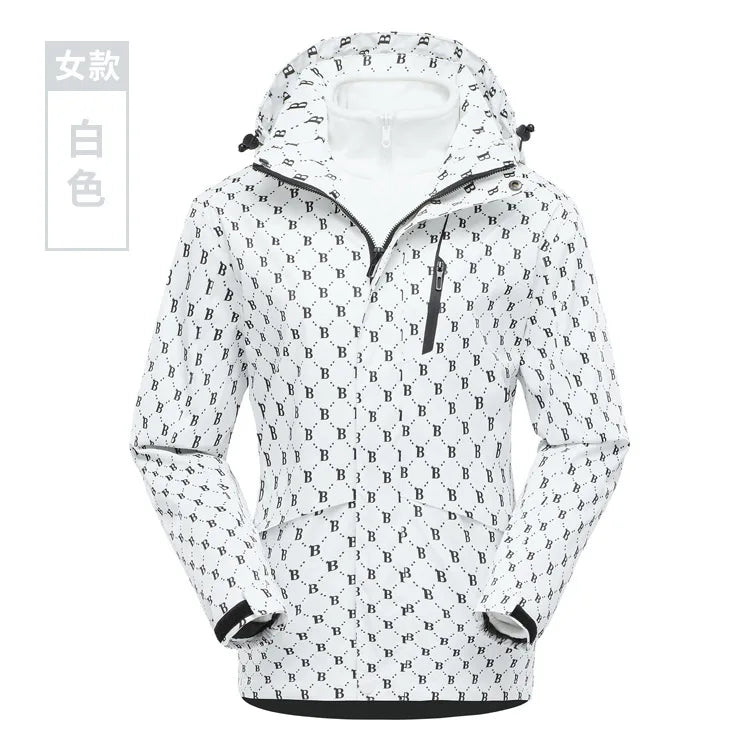 Three-in-One Detachable Waterproof Windproof Climbing Warm Clothes for Men and Women New Outdoor Travel Camping Gear for Winter