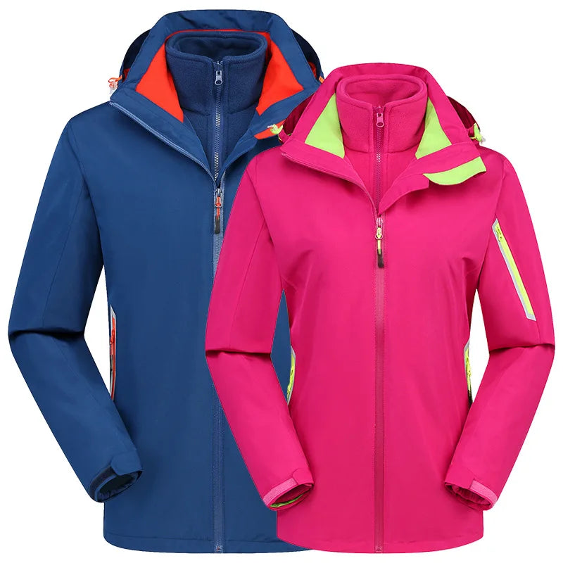 High-End Two-Piece Three-In-One Detachable Assault Clothing for Men Women Windproof Rainproof Breathable Autumn Fashion for