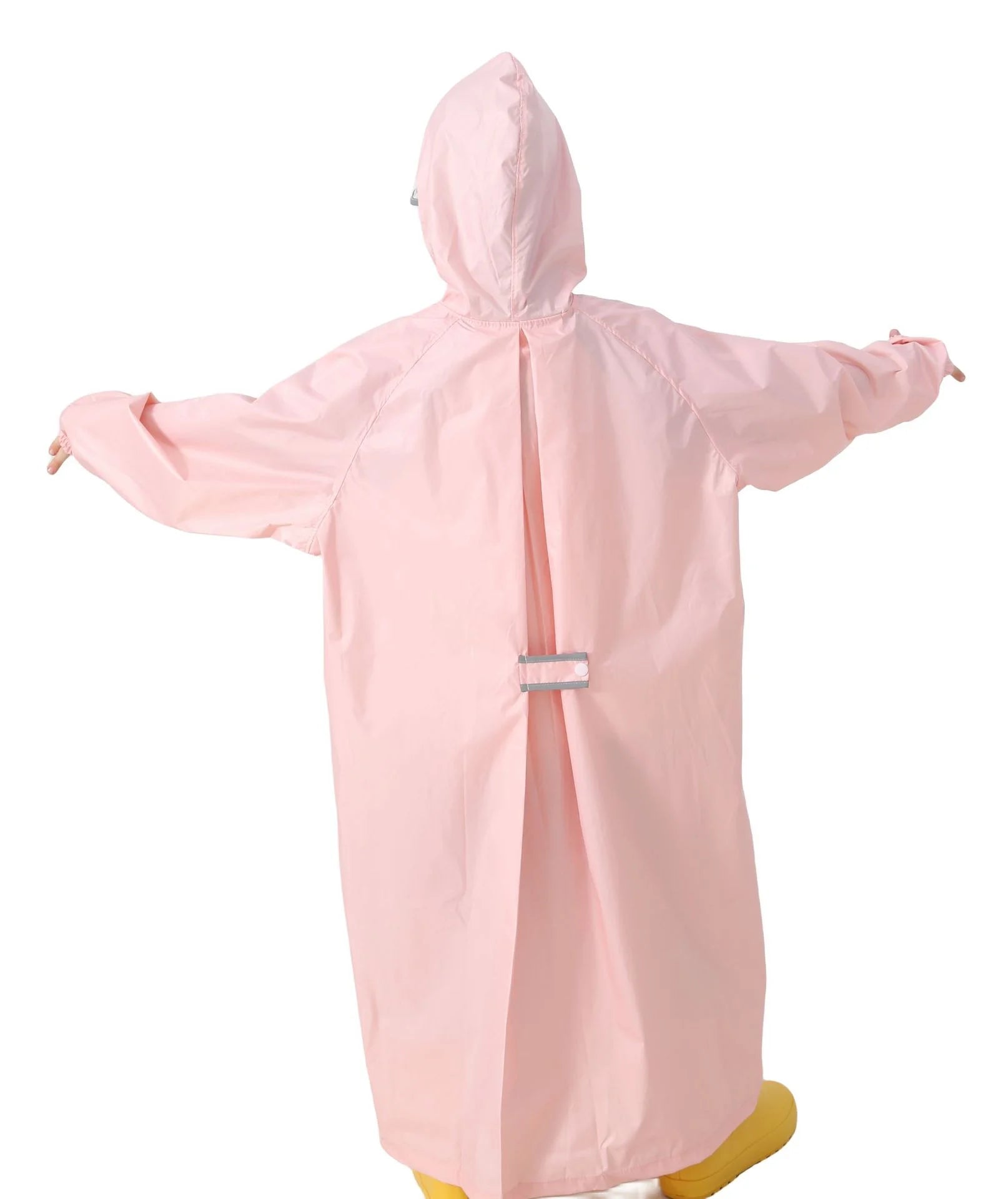 Waterproof Boys Girls Kindergarten Primary School Children's  Raincoat with School Bag Support Space with Safety Reflective Tape