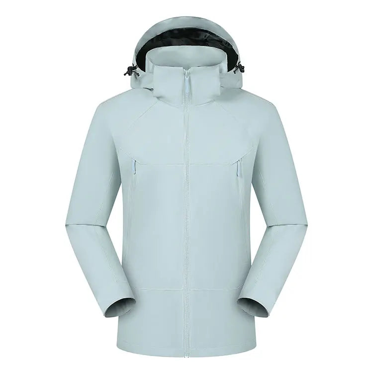 High Quality Men's Sports Windbreaker Customized Logo Waterproof Outdoor Work Jacket with Front Logo Thin Style Hood Wholesale