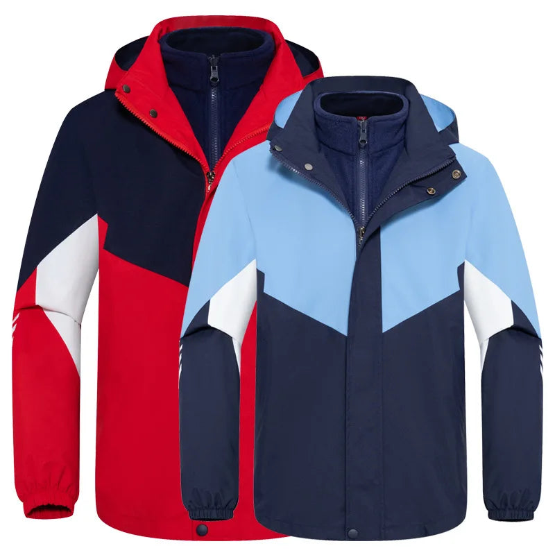 Cold-Proof Fleece-Lined Two-Piece School Uniform for Primary Secondary Students Rustic Kindergarten Garden Clothes Autumn Winter