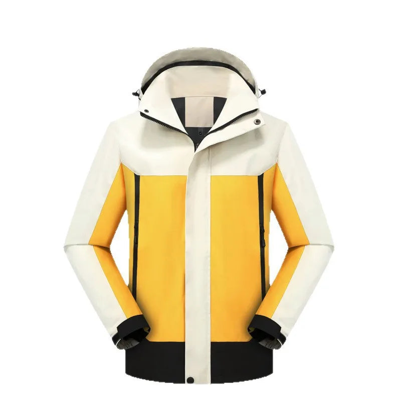 High Quality Men's Sports Windbreaker Customized Logo Waterproof Outdoor Work Jacket with Front Logo Thin Style Hood Wholesale