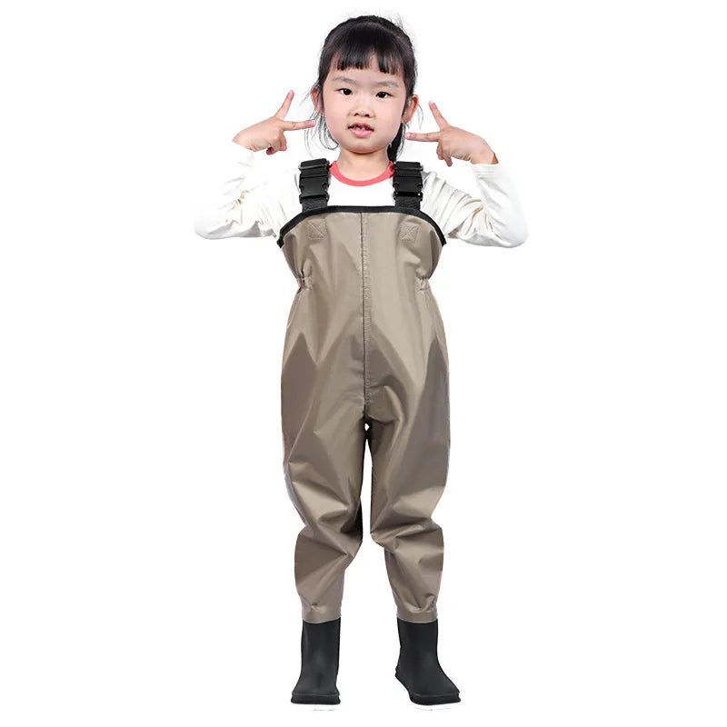 Wholesale Sinerfish Breathable IPX-5 Waterproof Nylon One-Piece Wading Suit for Children's Outdoor Water Activities