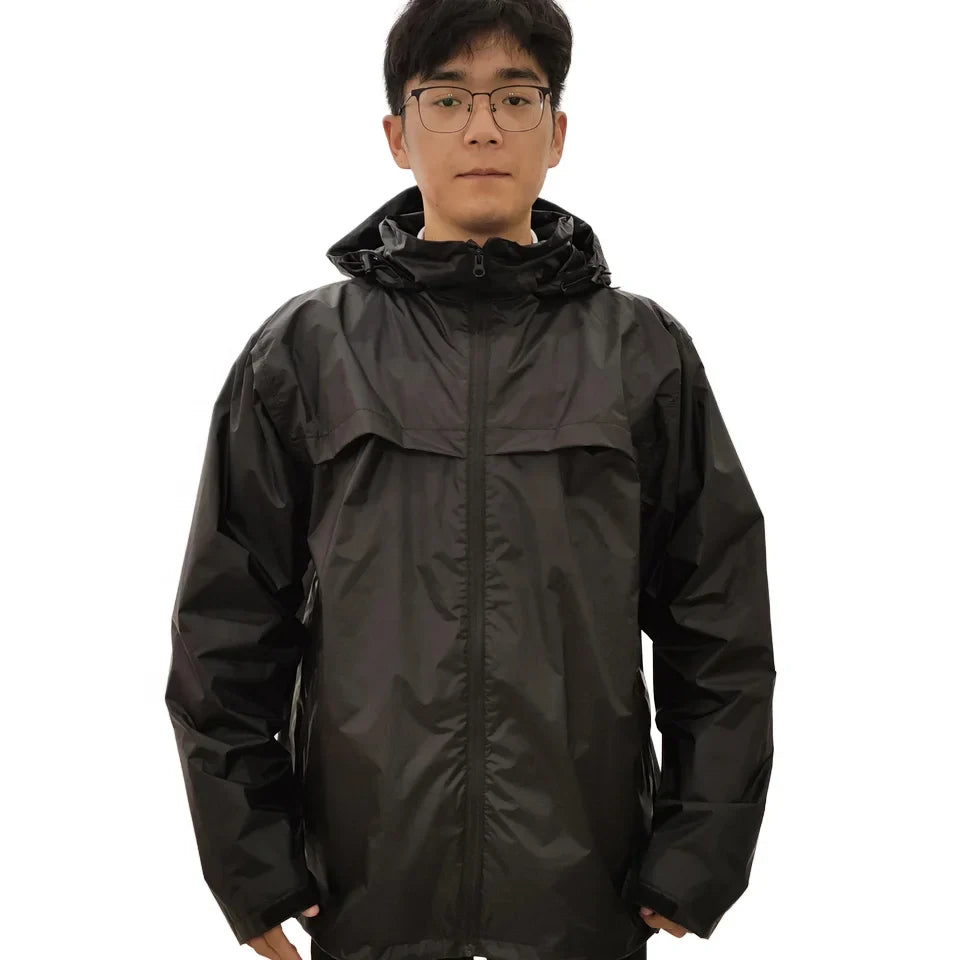 Men's Waterproof Trench Coat Spring Autumn Thin Style Overalls Foreign Trade Raincoat With Logo Decoration for Outdoor Sports