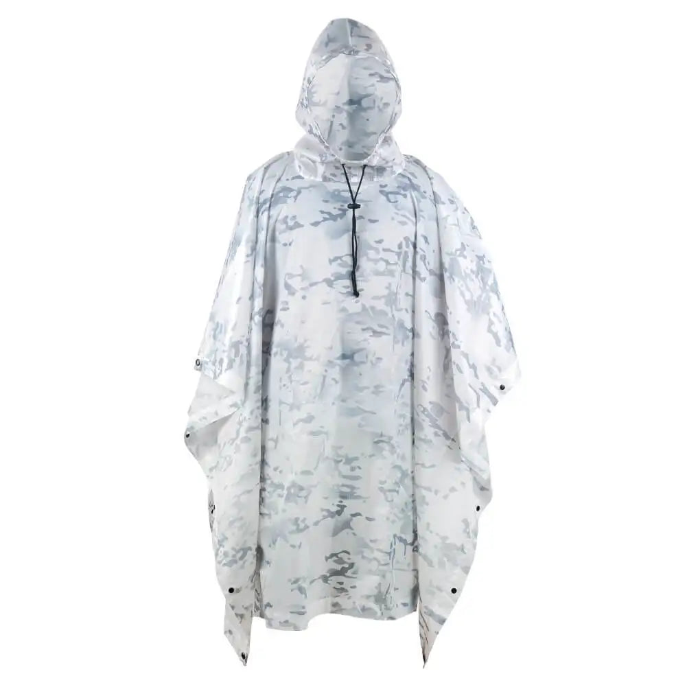 Hot Sale Custom PVC PU Adult Fashion Rain Poncho Waterproof Rain Gear Coat Boys Girls Windproof Free Size Camping Rainy