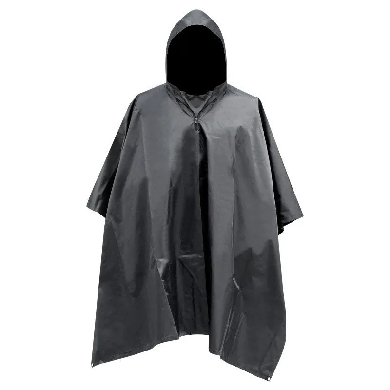 Three-in-One Multifunctional Cross-Border Cape Raincoat Stand Canopy Mat Poncho Thin for Mountaineering Hiking Factory Direct