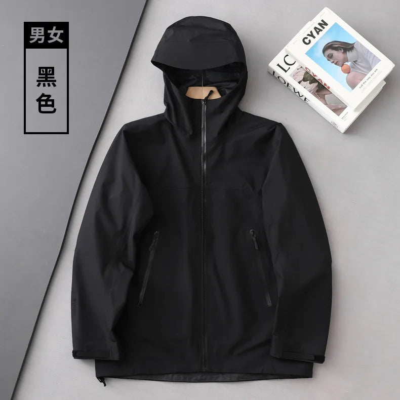 Bird Home JK Waterproof Windproof Hard Shell for Technology Men's Women's Hooded Jacket Heat Sealing Adhesive Outdoor