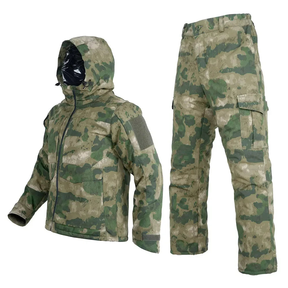 Wholesale Men's Snow Ski Jacket Camo Tactical Warm Jacket Waterproof Hooded Coat Windproof Winter Parka Camouflage Uniform