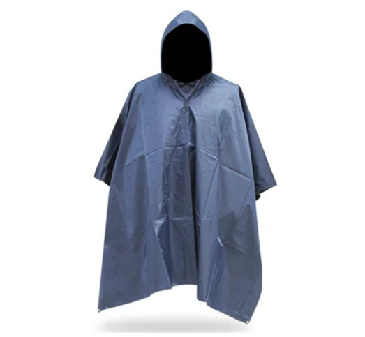 Waterproof Rain Poncho Women Men Lightweight Breathable Rain Cape 3 in 1 Multifunctional Raincoat Rain Cover