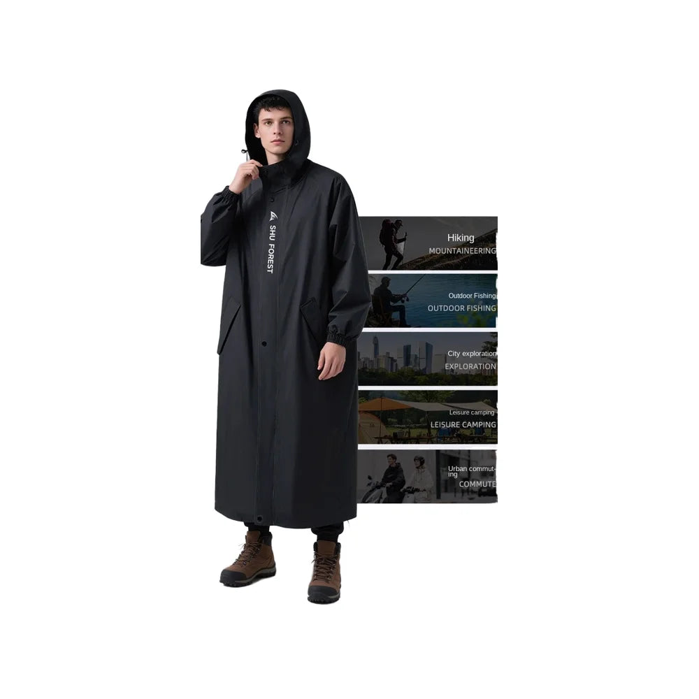 Modern Outdoor Waterproof Oxford Cloth Single-Person Windbreaker Raincoat Fashionable Travel for Poncho for Tour Activities