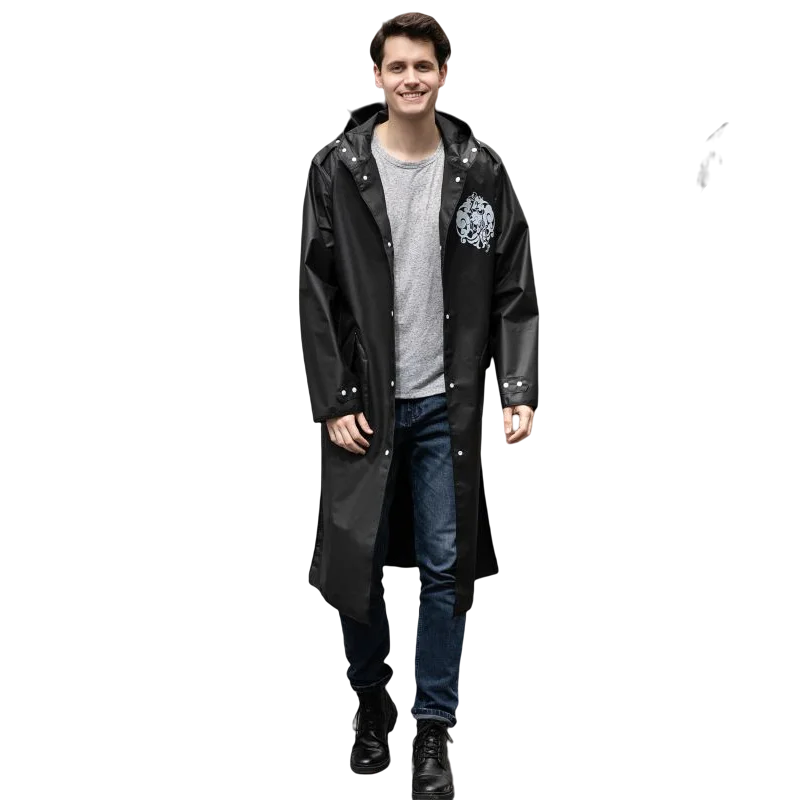 Customized Hot Sale Fashion Factory Supply Waterproof  Adult Raincoats for Women Poncho Bicycle Long Raincoats Jacket Bike Rain