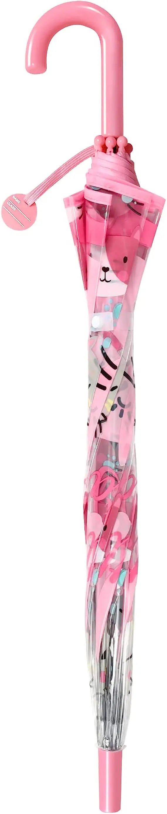 Kids Windproof Bubble Umbrella Cheap Rain Gear Clear Safety Dome Fabric Handle and Frame for Boys and Girls Metal Plastic Modern