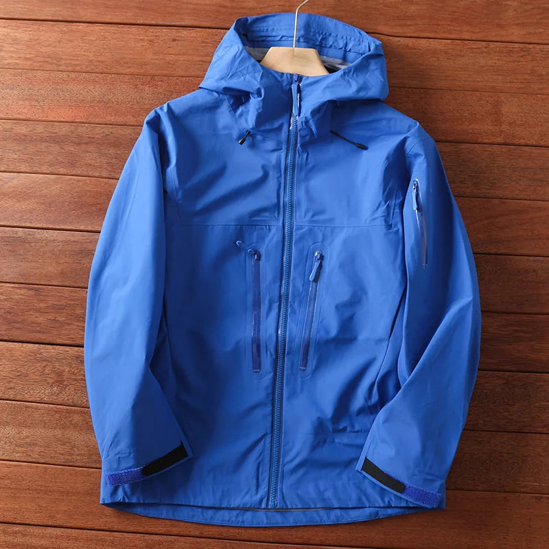 Manufacturer of Waterproof 3-Layer  Hard Shell Windbreaker Outdoor Jacket Zipper Closure With CE and ISO9001 Certificates