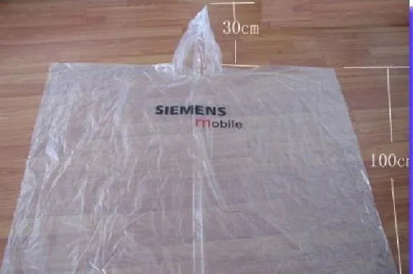 Factory Disposable Drawing Hood Fashion Assorted Colors Rain Poncho Disposable Raincoat