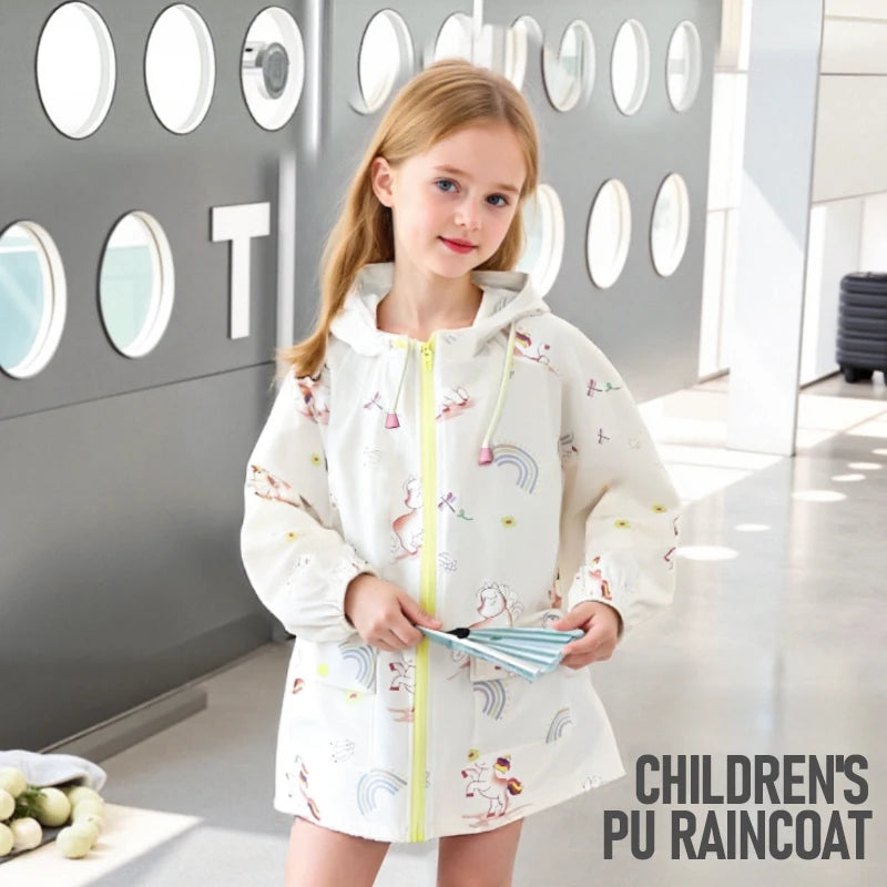 Cute Cartoon Children's Raincoat for Boys and Girls Kindergarten Waterproof Raincoat
