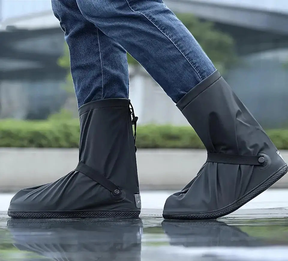 High Quality PVC Rain Boot With Reflective Antislip Custom Logo Unisex Shoe Covers All Seasons-for Winter Summer Autumn Spring