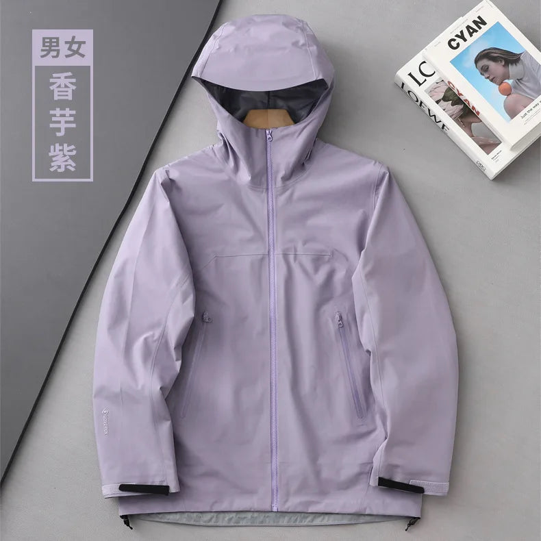 Bird Home JK Waterproof Windproof Hard Shell for Technology Men's Women's Hooded Jacket Heat Sealing Adhesive Outdoor