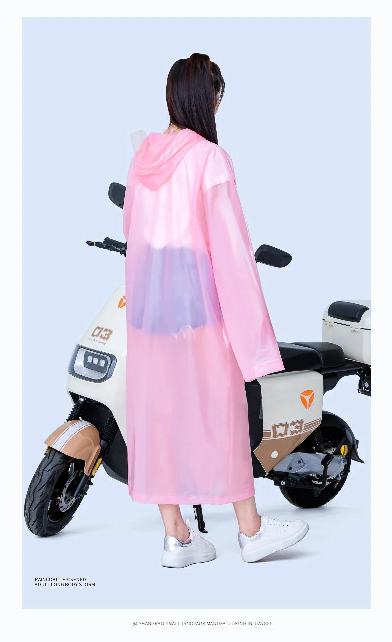 Factory Price Adult PVC Transparent Long Raincoat Big Brim EVA Poncho Outdoor Hiking Riding Climbing Fishing Customizable Logo