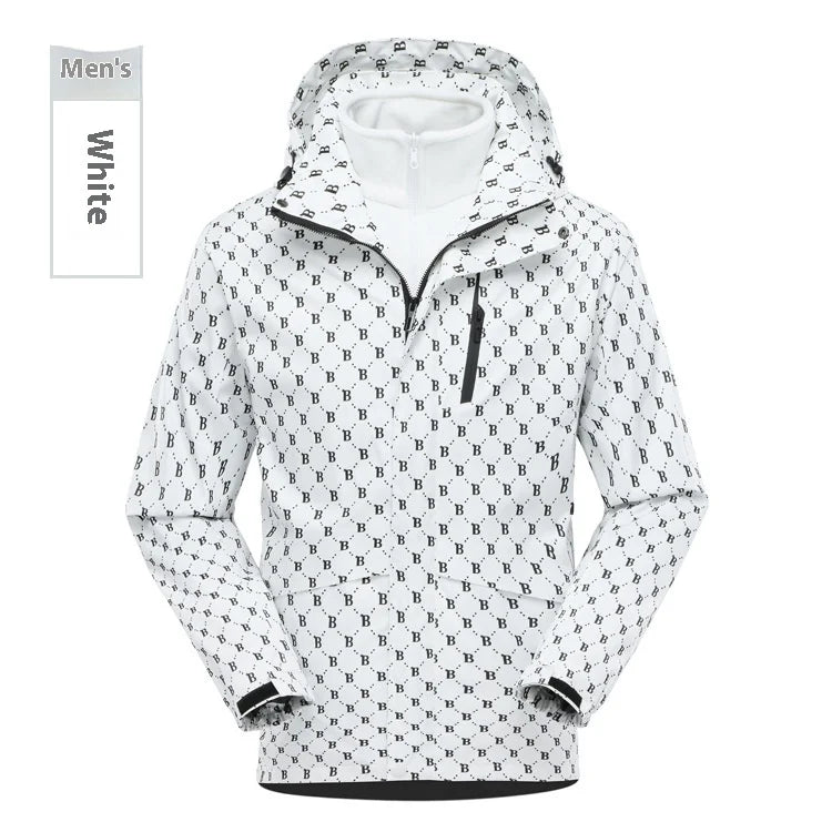 Three-in-One Detachable Waterproof Windproof Climbing Warm Clothes for Men and Women New Outdoor Travel Camping Gear for Winter