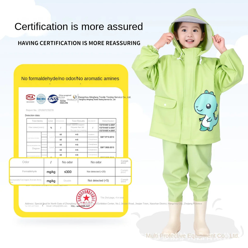 Children's Boys Cartoon Waterproof Oxford Cloth for Single-person for Primary School Students Camping Travel