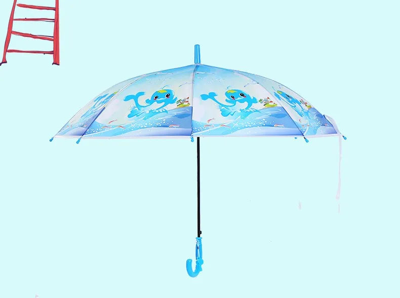 New Cartoon Children's Umbrella Mixed Color EVA Umbrella Customized logo Painted Children's Outdoor Umbrella