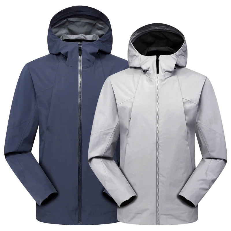 High Quality Windbreaker Waterproof Windproof Jacket With Trilaminate Fabric Customized Windbreaker With Embroidery logo