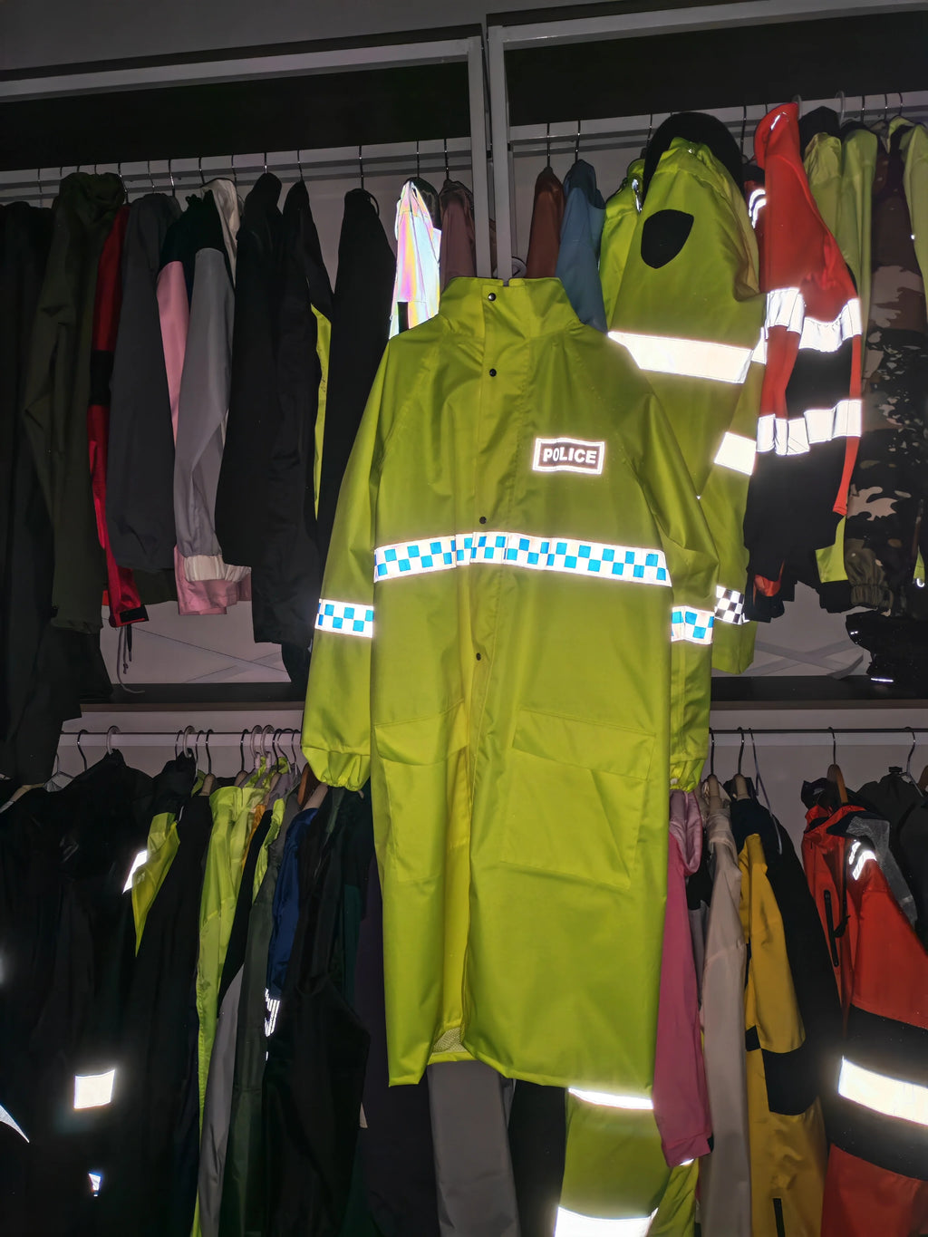 Full-body Rainstorm protection Outdoor Labor protection Windbreaker Long Suit  for Adult Hiking Reflective