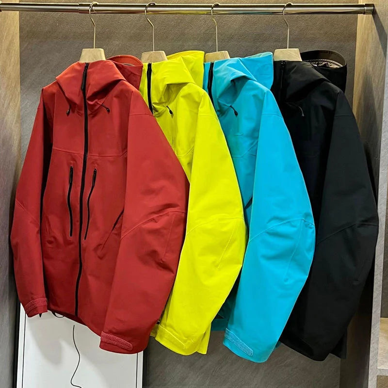 Manufacturer of Waterproof 3-Layer  Hard Shell Windbreaker Outdoor Jacket Zipper Closure With CE and ISO9001 Certificates
